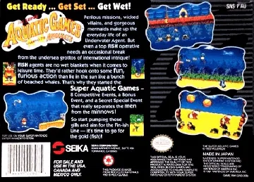 Super Aquatic Games Starring the Aquabats, The (USA) (Beta) box cover back